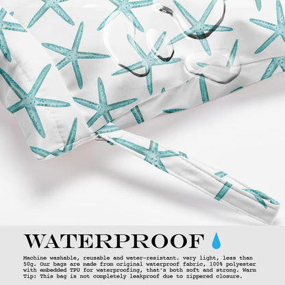 Wet Bag, Wet Dry Bag, Waterproof Bag, Small Laundry Bag, Wet Bag for Pool, Beach, Swimsuit, Makeup Bag, Diapers,Cruise Ship Essentials,Beach Accessories Travel for Women