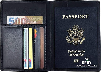 Leather Passport Holder Wallet Cover Case …