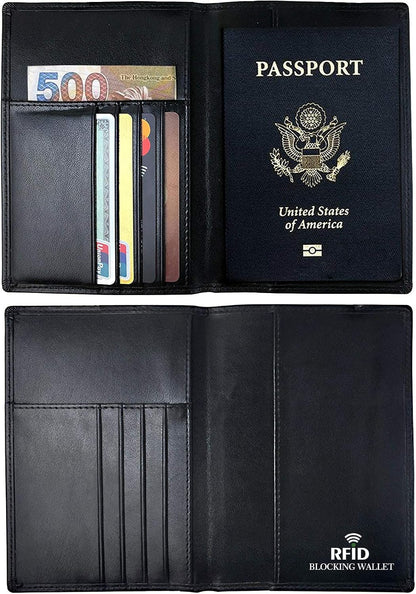 Leather Passport Holder Wallet Cover Case …