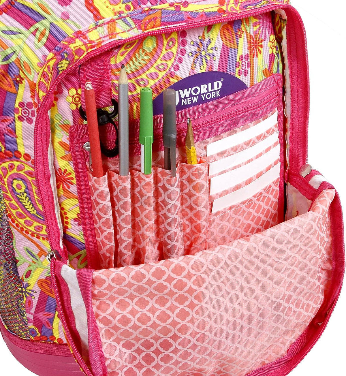 Sunrise Kids Rolling Backpack with Wheels for Girls Boys, Roller Bookbag for School, 18 x 13 x 9 Inches, Confetti - Colors A