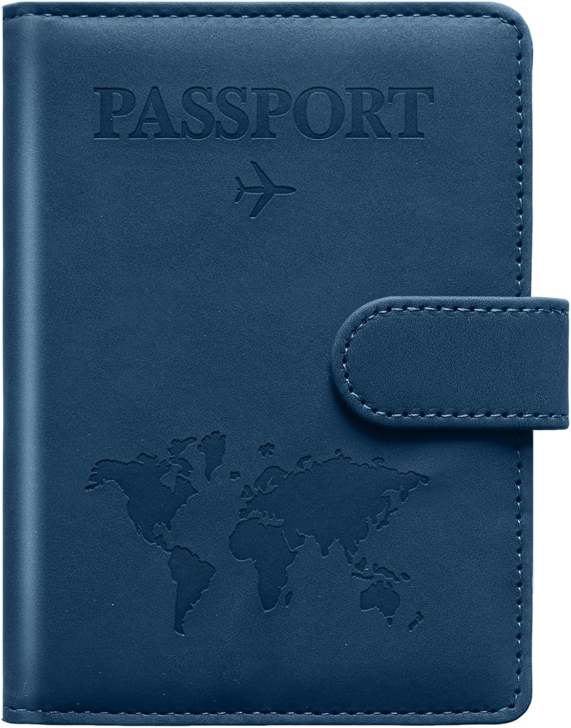 Family Passport Holder for Travel Women and Men RFID Blocking Passport Holder with Zipper Multi-functional Passport Wallet Passport Case Passport cover Travel Essentials