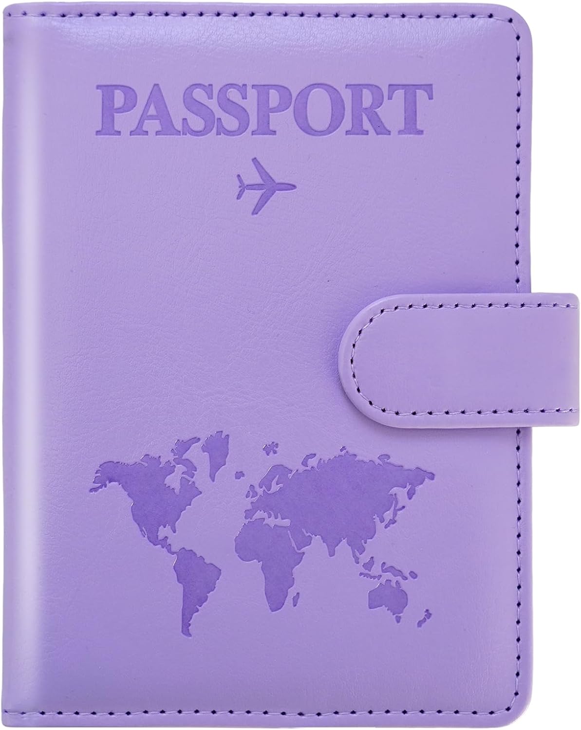 Family Passport Holder for Travel Women and Men RFID Blocking Passport Holder with Zipper Multi-functional Passport Wallet Passport Case Passport cover Travel Essentials