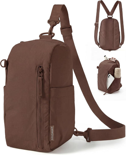 Small Crossbody Bags for Women, Puffer Sling Bag Fanny Packs, Purses Hobo Handbag for Daily Travel Hiking