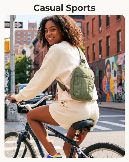 Small Crossbody Bags for Women, Puffer Sling Bag Fanny Packs, Purses Hobo Handbag for Daily Travel Hiking