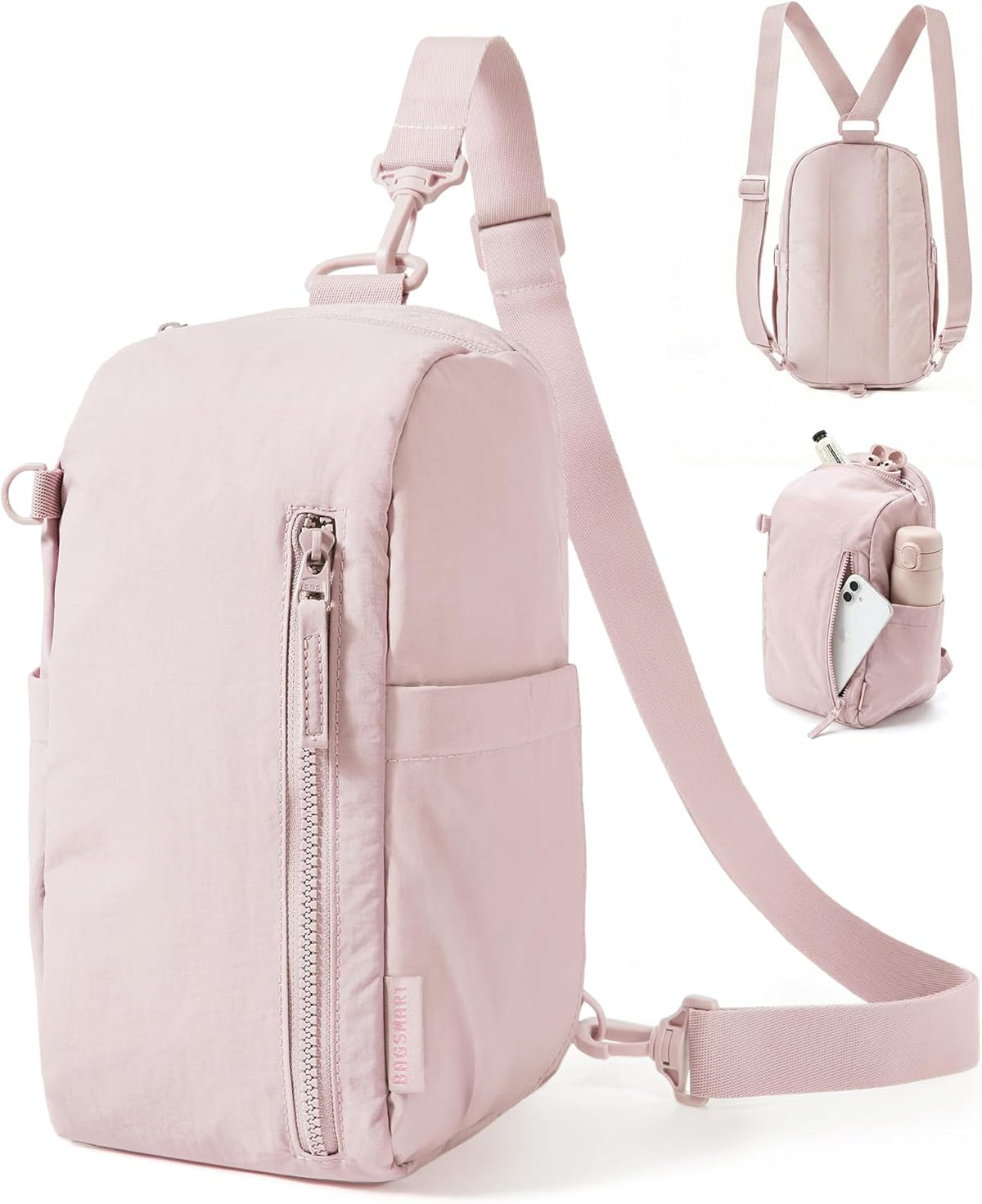 Small Crossbody Bags for Women, Puffer Sling Bag Fanny Packs, Purses Hobo Handbag for Daily Travel Hiking