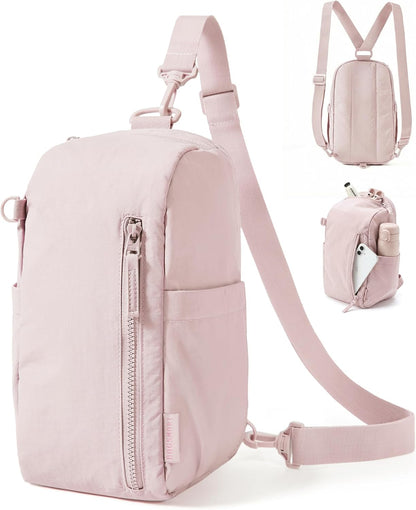 Small Crossbody Bags for Women, Puffer Sling Bag Fanny Packs, Purses Hobo Handbag for Daily Travel Hiking