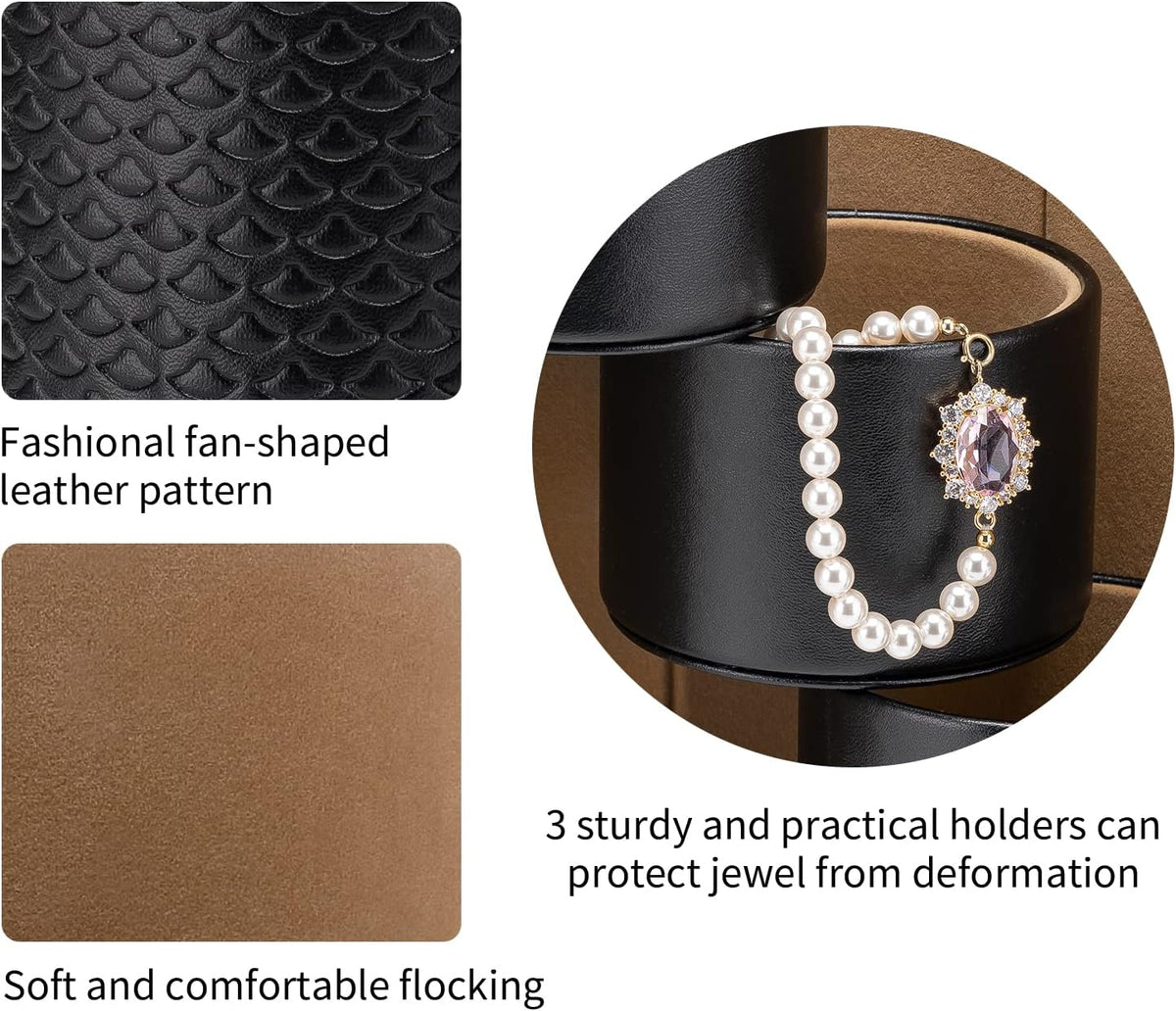 Travel Jewelry Case for Women, Travel Essential, Travel Must Haves Jewelry Travel Organizer for Girls, Christmas Gift for Travelers Couples Mom Friends - Light Pink