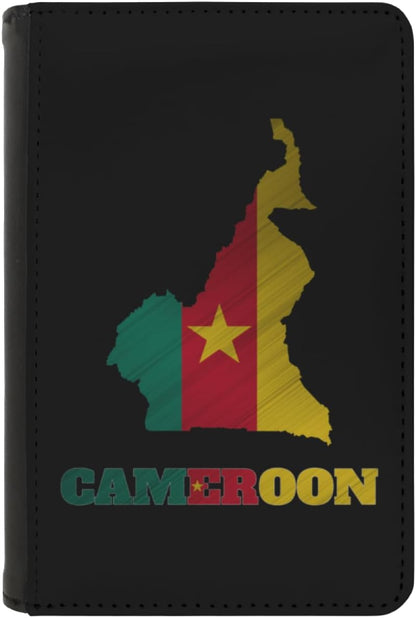 Passport Holder Cover South Korea South Korean Flag Map PU Leather Case Wallet Passport Book Protector for Women Men Flying Travel Fashion Gift