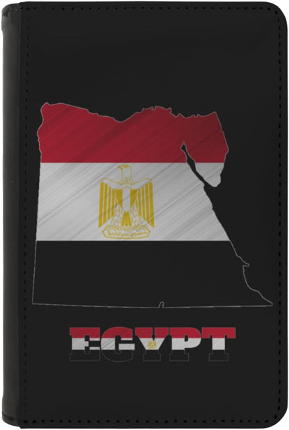 Passport Holder Cover South Korea South Korean Flag Map PU Leather Case Wallet Passport Book Protector for Women Men Flying Travel Fashion Gift
