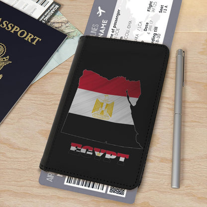 Passport Holder Cover South Korea South Korean Flag Map PU Leather Case Wallet Passport Book Protector for Women Men Flying Travel Fashion Gift