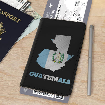 Passport Holder Cover South Korea South Korean Flag Map PU Leather Case Wallet Passport Book Protector for Women Men Flying Travel Fashion Gift