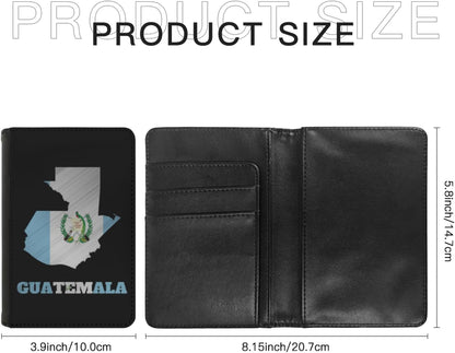 Passport Holder Cover South Korea South Korean Flag Map PU Leather Case Wallet Passport Book Protector for Women Men Flying Travel Fashion Gift