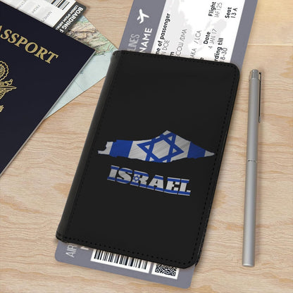 Passport Holder Cover South Korea South Korean Flag Map PU Leather Case Wallet Passport Book Protector for Women Men Flying Travel Fashion Gift