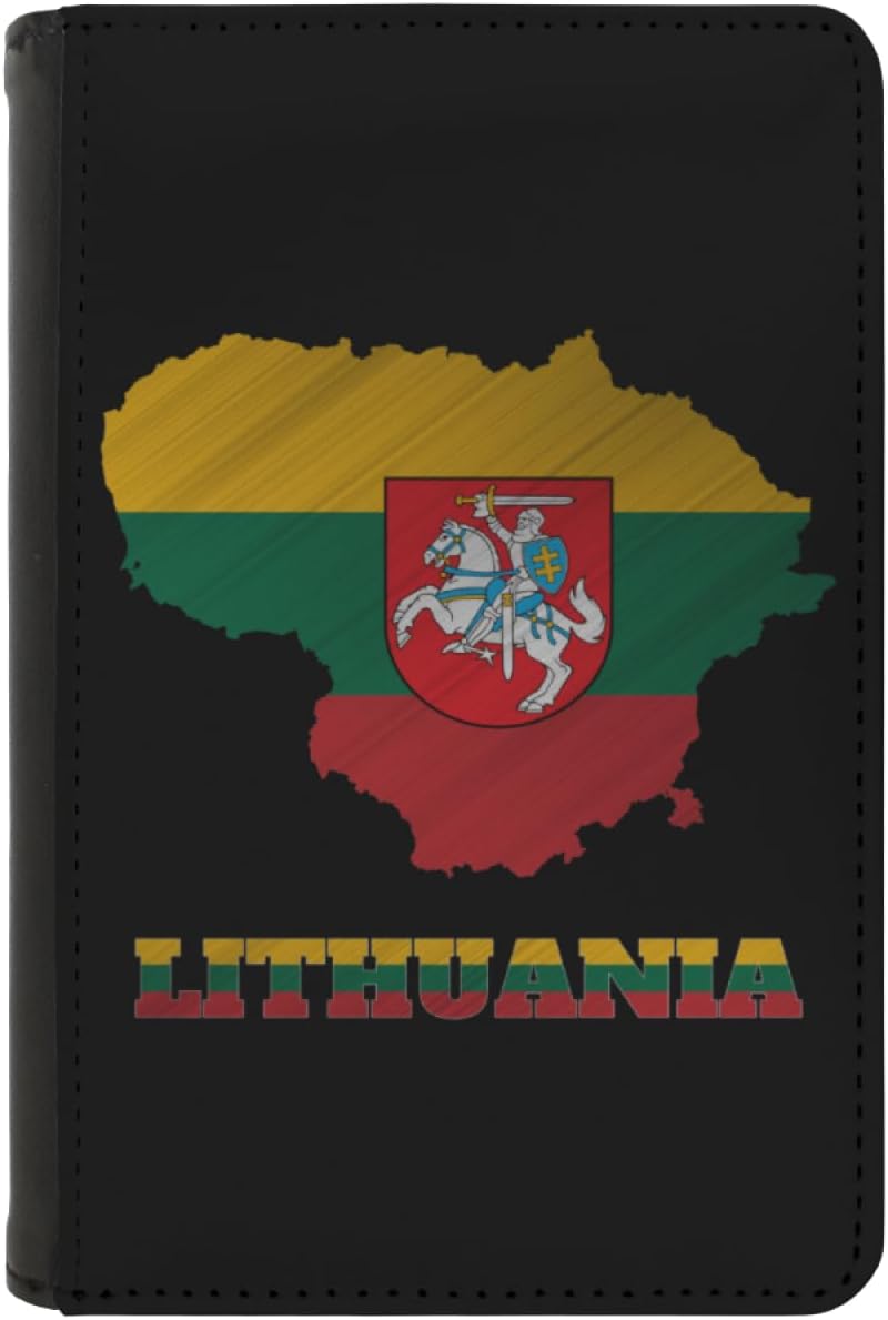 Passport Holder Cover South Korea South Korean Flag Map PU Leather Case Wallet Passport Book Protector for Women Men Flying Travel Fashion Gift