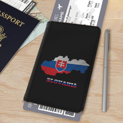 Passport Holder Cover South Korea South Korean Flag Map PU Leather Case Wallet Passport Book Protector for Women Men Flying Travel Fashion Gift