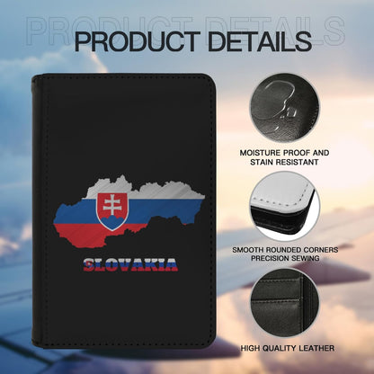 Passport Holder Cover South Korea South Korean Flag Map PU Leather Case Wallet Passport Book Protector for Women Men Flying Travel Fashion Gift