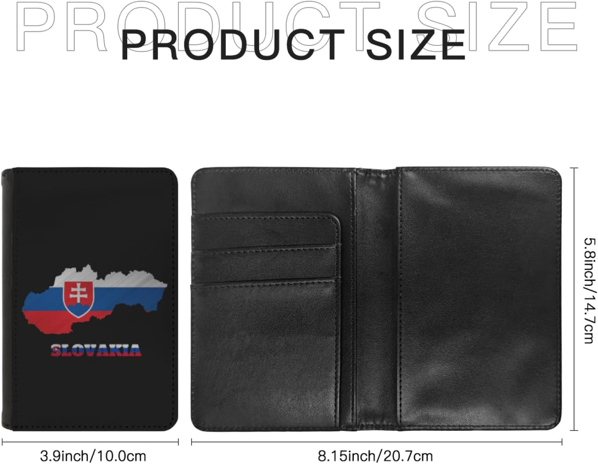 Passport Holder Cover South Korea South Korean Flag Map PU Leather Case Wallet Passport Book Protector for Women Men Flying Travel Fashion Gift
