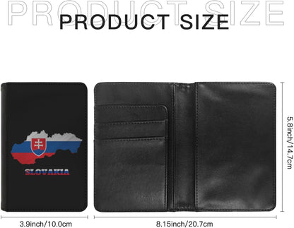 Passport Holder Cover South Korea South Korean Flag Map PU Leather Case Wallet Passport Book Protector for Women Men Flying Travel Fashion Gift