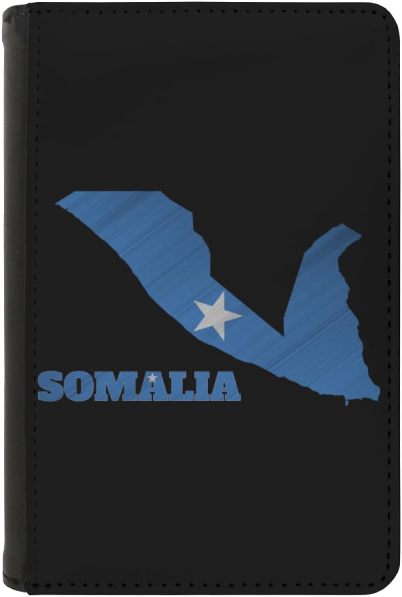 Passport Holder Cover South Korea South Korean Flag Map PU Leather Case Wallet Passport Book Protector for Women Men Flying Travel Fashion Gift