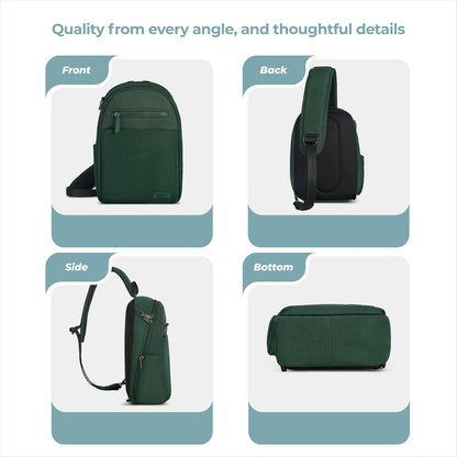 Anti-Theft Metro Sling with RFID blocking pouch