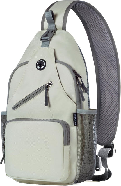 Sling Bag for Men Crossbody Backpack, Small Sling Backpack Mens Shoulder Bag, Casual Daypack Hiking Bag for Travel