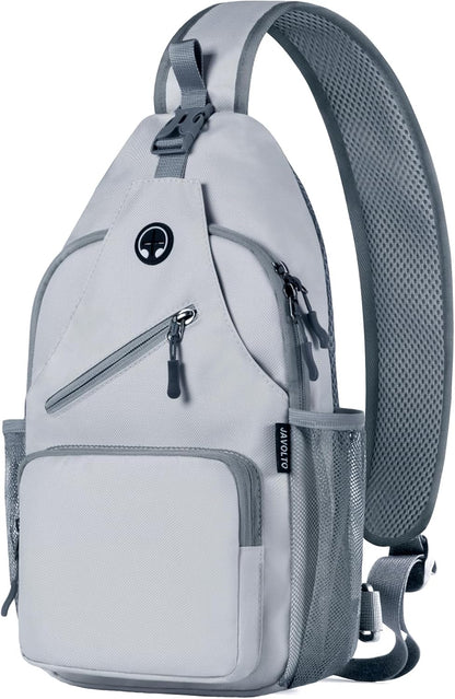 Sling Bag for Men Crossbody Backpack, Small Sling Backpack Mens Shoulder Bag, Casual Daypack Hiking Bag for Travel