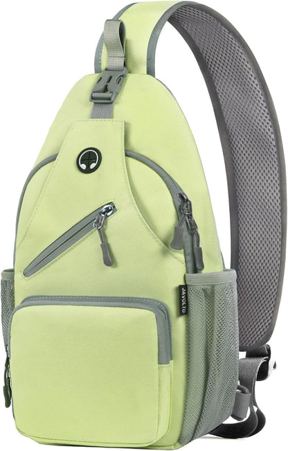 Sling Bag for Men Crossbody Backpack, Small Sling Backpack Mens Shoulder Bag, Casual Daypack Hiking Bag for Travel