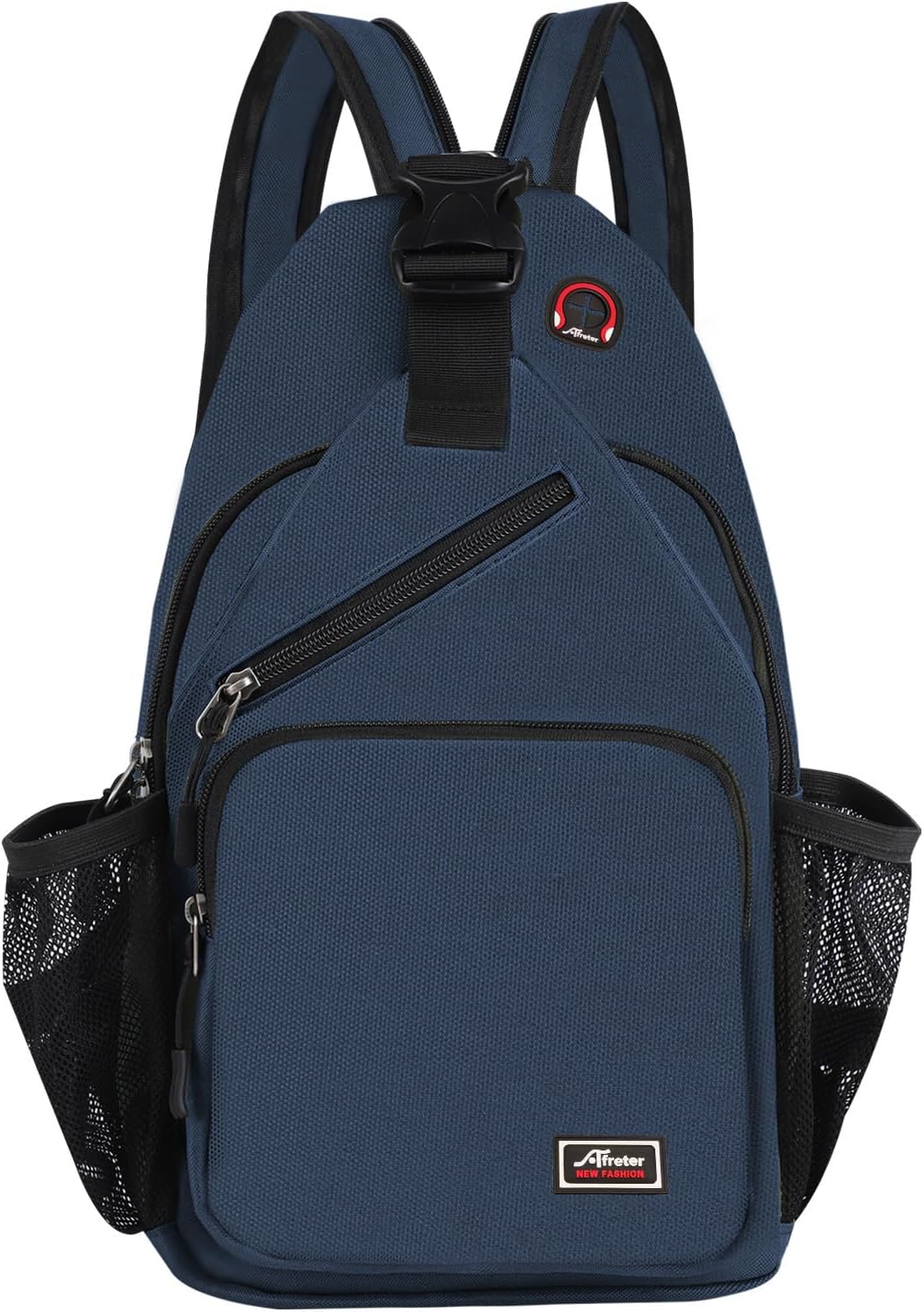 Crossbody Sling Backpack Men and Women Sling Bag Shoulder Backpack Travel Hiking Chest Bag Daypack (Grey)
