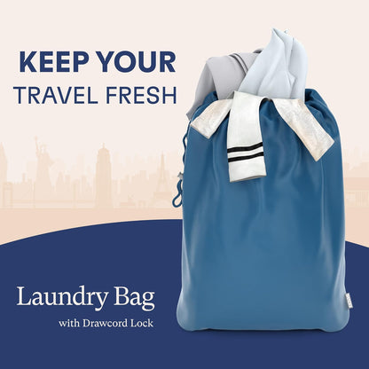 Packing Cubes for Travel with Laundry Bag (Air Black) | Suitcase organizer bags set: 4 water-resistant luggage cubes, XL to Small, + laundry bag for carry-on or checked