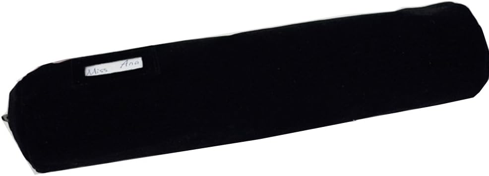 Travel Jewelry Roll, Organizer for Brackets Bangles Watches, Great Jewelry Organizer for Travel, Black (Black, Large)