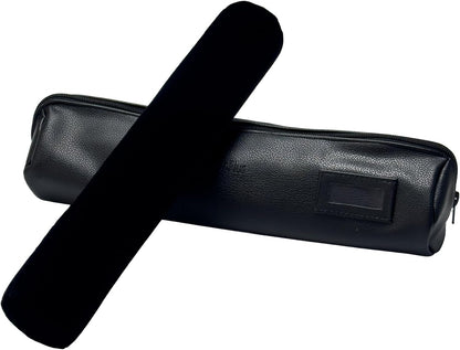 Travel Jewelry Roll, Organizer for Brackets Bangles Watches, Great Jewelry Organizer for Travel, Black (Black, Large)