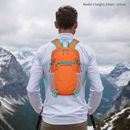 Hiking Daypack Packable, Camping Backpack Water Resistant Lightweight Polyester for Men Women Travel Outdoor