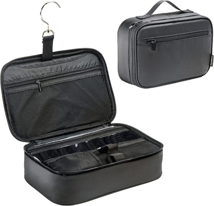 Large Hanging Toiletry Bag for Men and Women - Water-Resistant Travel Toiletry Bag - Makeup Cosmetic Bag Travel Organizer for Accessories, Shampoo, Full-size Container