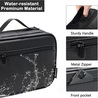 Large Hanging Toiletry Bag for Men and Women - Water-Resistant Travel Toiletry Bag - Makeup Cosmetic Bag Travel Organizer for Accessories, Shampoo, Full-size Container