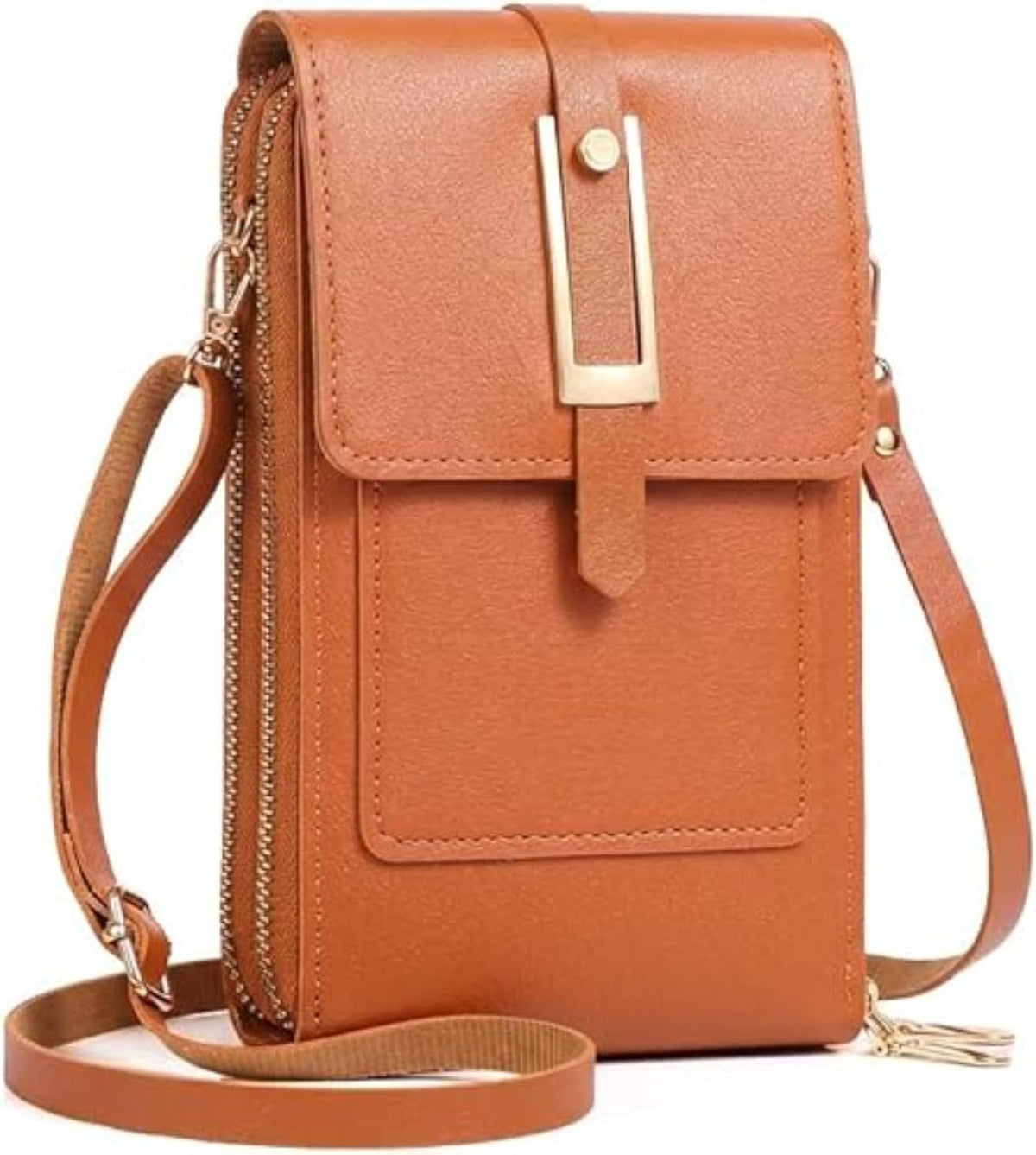 Gx Beauty Touchscreen Phone Crossbody Bag for Women, Anti-Theft Leather Bag for Travel Daily
