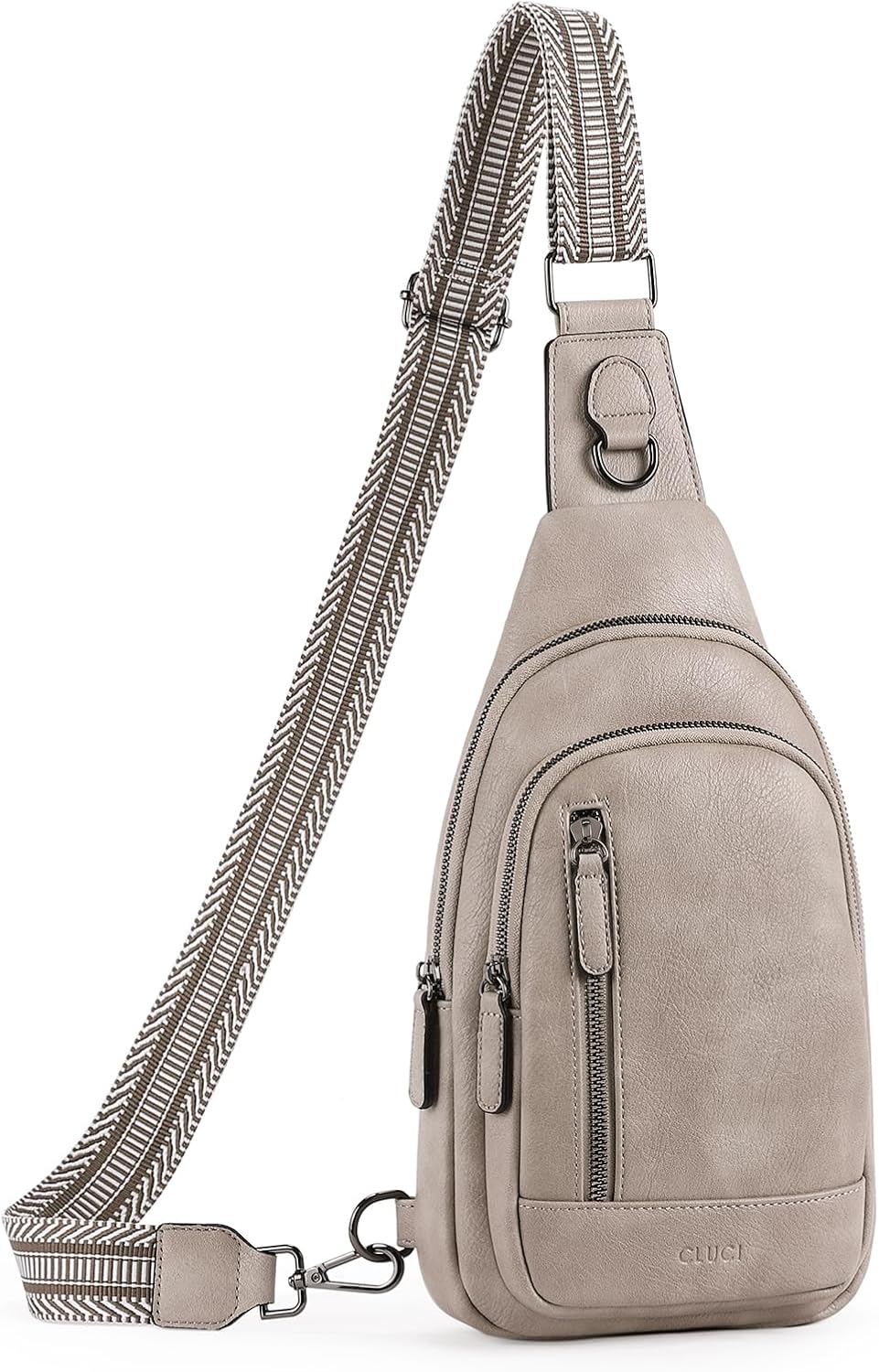 Crossbody Bags for Women Men,Leather Sling Bag Cross Body Backpack for Woman Gifts for Women Birthday Unique