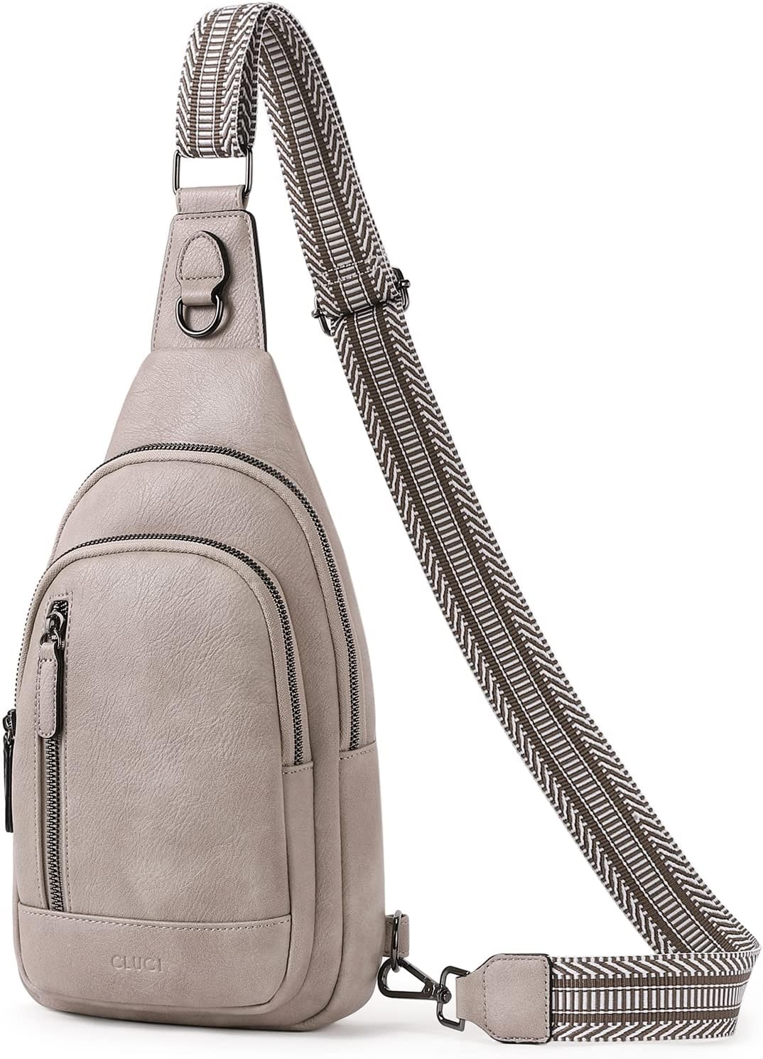 Crossbody Bags for Women Men,Leather Sling Bag Cross Body Backpack for Woman Gifts for Women Birthday Unique
