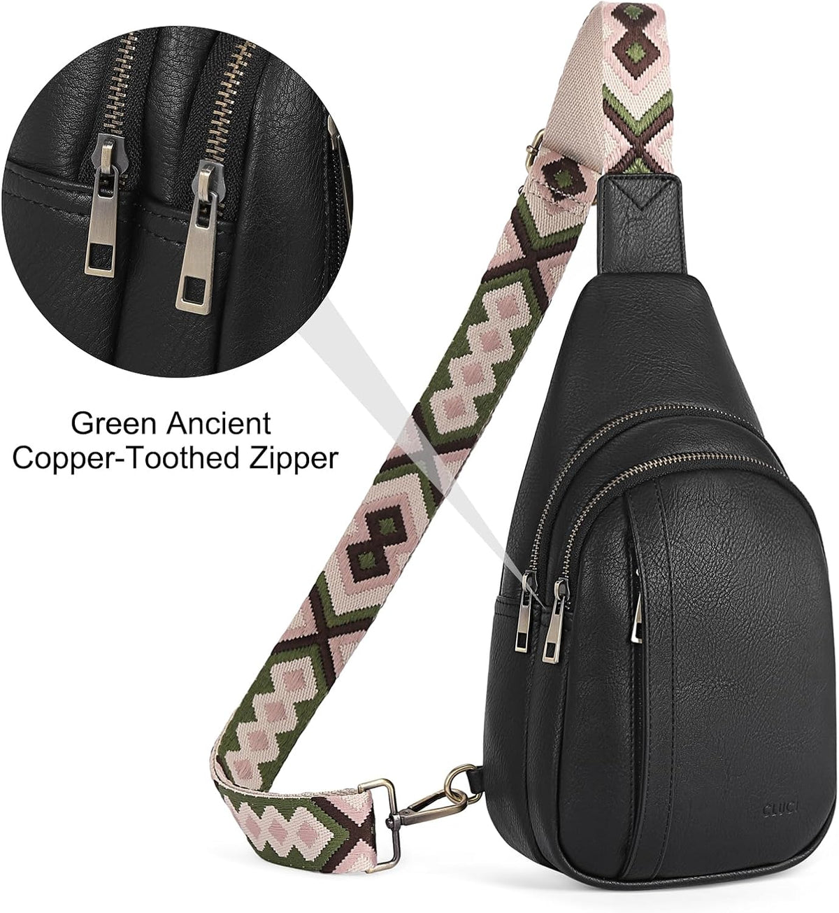 Crossbody Bags for Women Men,Leather Sling Bag Cross Body Backpack for Woman Gifts for Women Birthday Unique