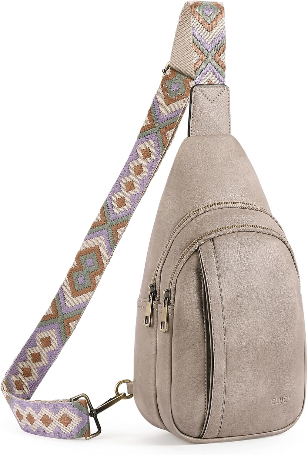 Crossbody Bags for Women Men,Leather Sling Bag Cross Body Backpack for Woman Gifts for Women Birthday Unique