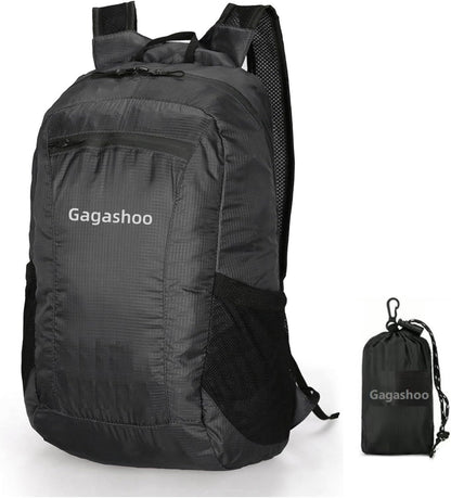 Ultra Foldable Hiking Daypack，Packable Backpack Travel, Gray | Small Lightweight Collapsible Back Pack for Women Men ,Skin Casual Camping Cycling Outdoor Day Bags Useful,Wear-Resistant