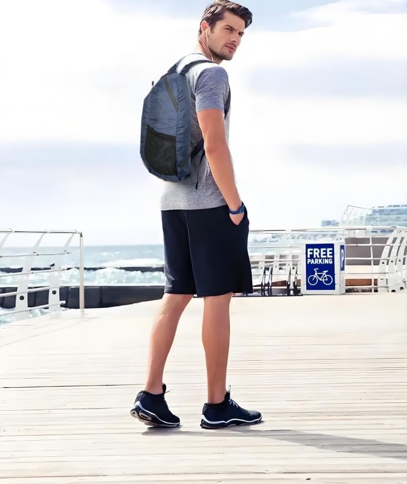 Ultra Foldable Hiking Daypack，Packable Backpack Travel, Gray | Small Lightweight Collapsible Back Pack for Women Men ,Skin Casual Camping Cycling Outdoor Day Bags Useful,Wear-Resistant