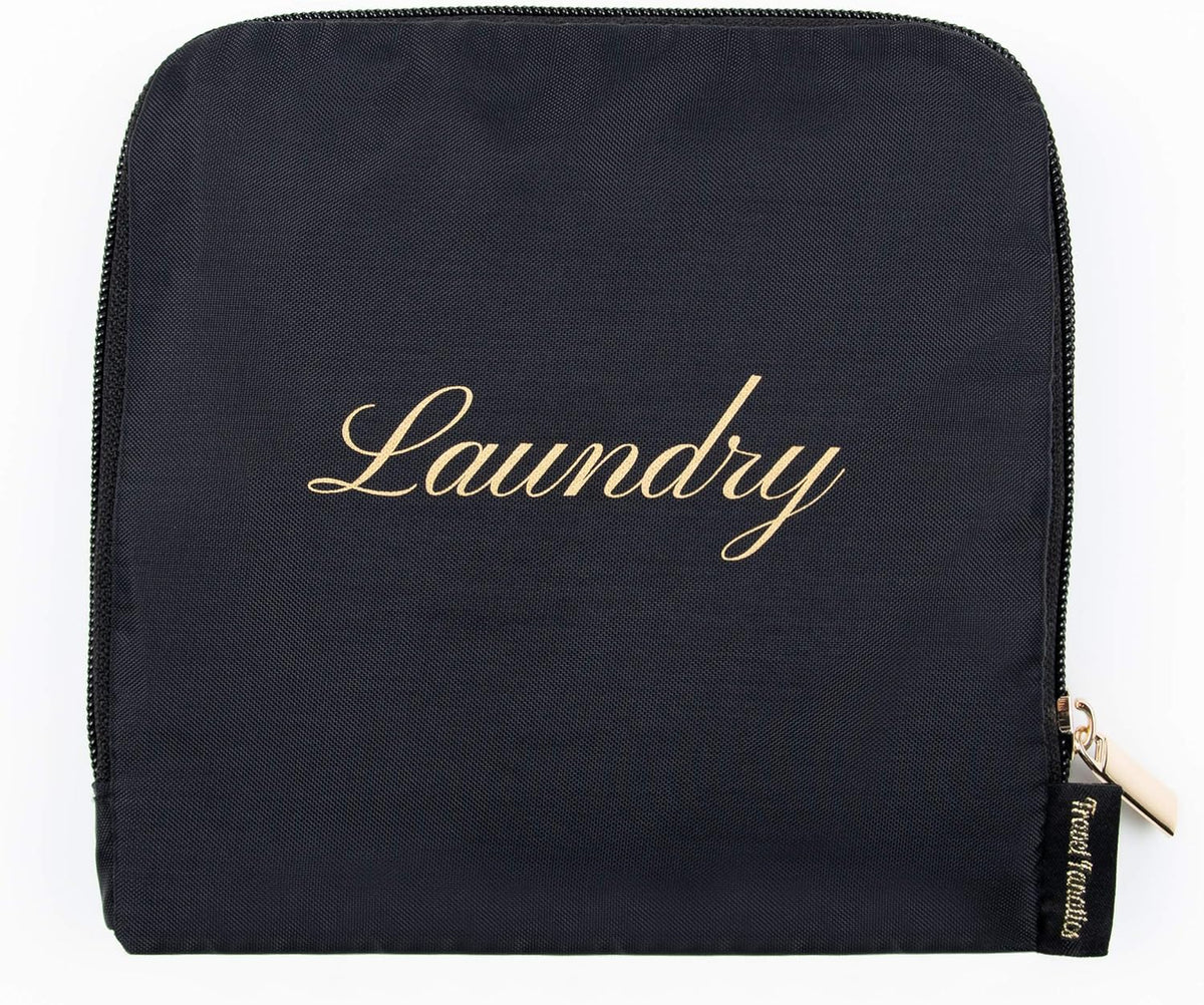 Wear Me Wash Me Travel Laundry Bag - 2-Sided Clean and Dirty Clothes Organizer Pouch for Suitcase, Carry-On and Trips