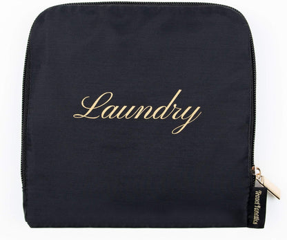 Wear Me Wash Me Travel Laundry Bag - 2-Sided Clean and Dirty Clothes Organizer Pouch for Suitcase, Carry-On and Trips