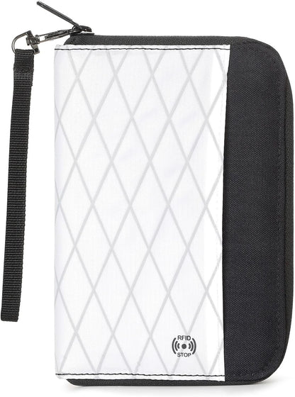 Travel Passport Wallet RFID Family Passport Holder with Hand Strap, Waterproof Travel Document Organizer for Credit Card, Boarding Pass, ID, Money, Flight Tickets OCE GEAR Series