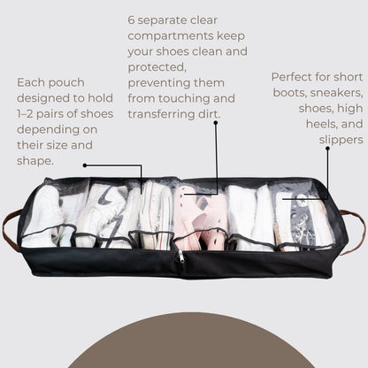 Shoe Bag for Travel, Portable Storage Organizer for Women and Men