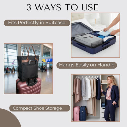 Shoe Bag for Travel, Portable Storage Organizer for Women and Men