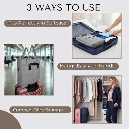 Shoe Bag for Travel, Portable Storage Organizer for Women and Men
