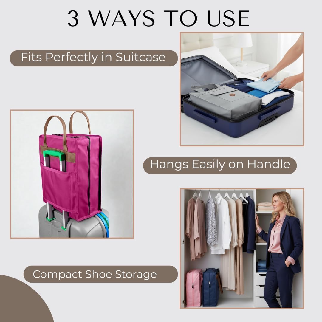 Shoe Bag for Travel, Portable Storage Organizer for Women and Men
