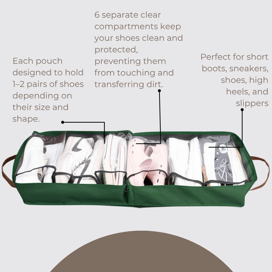 Shoe Bag for Travel, Portable Storage Organizer for Women and Men