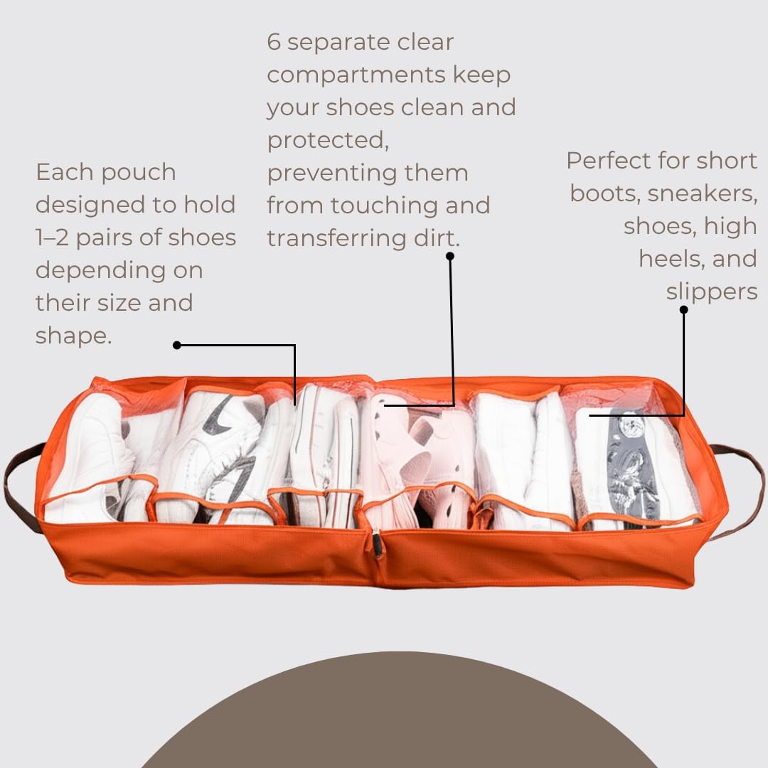 Shoe Bag for Travel, Portable Storage Organizer for Women and Men